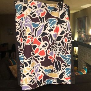 Vibrant Eloquii pencil skirt